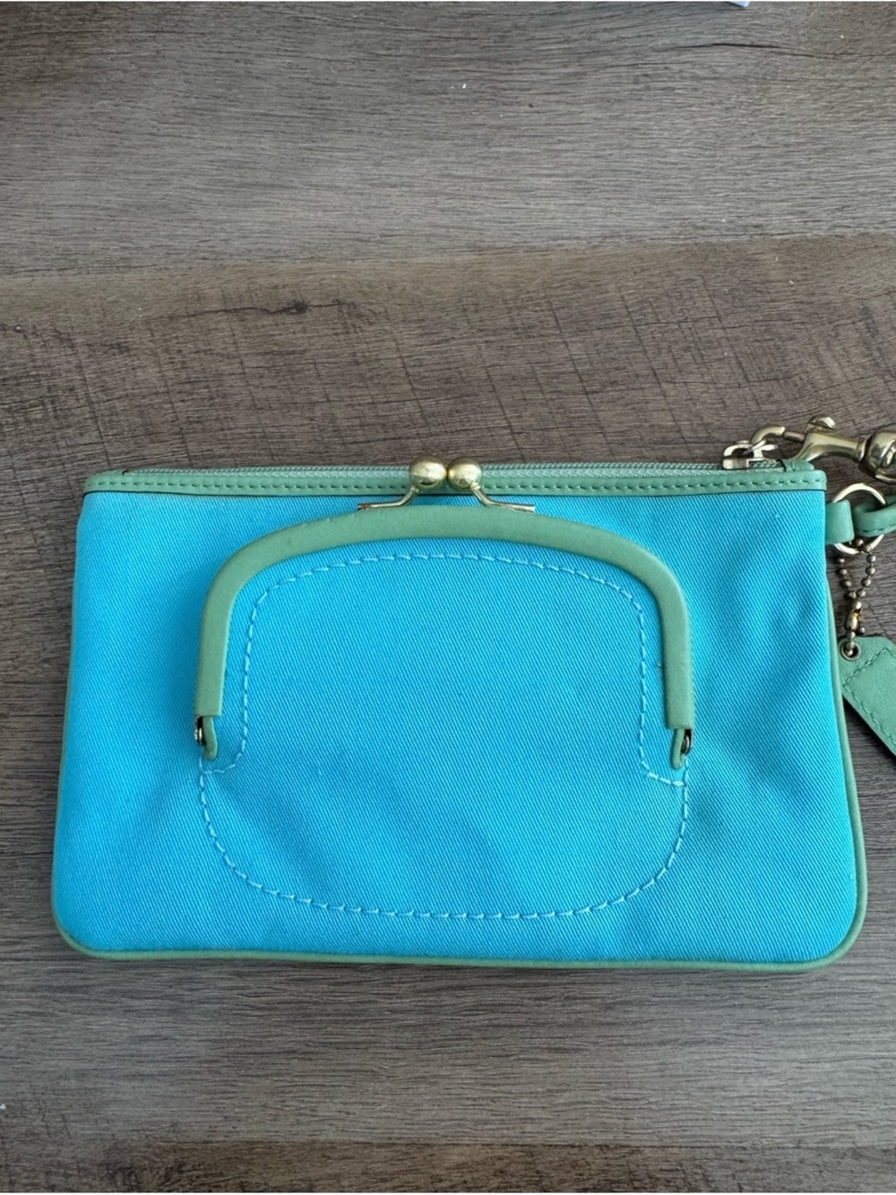 Coach Bonnie Cashin Tribute Limited Edition  Canvas Wristlet Kisslock - Picture 3 of 13